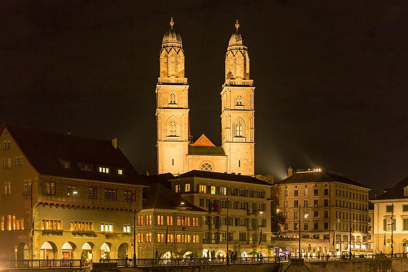 Grossmünster in Zurich by Christian Tobler