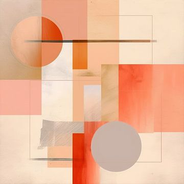 Abstracte Harmonie | Modern Abstract van Abstract Schilderij
