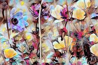 Bunte Blumen auf der Wiese von Patricia Piotrak Miniaturansicht
