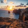 Zonsopgang op Madeira van Martin Podt