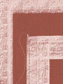 The Fisherman – Zinnoberrot (Rostrot) von Some Kind of Art Studio