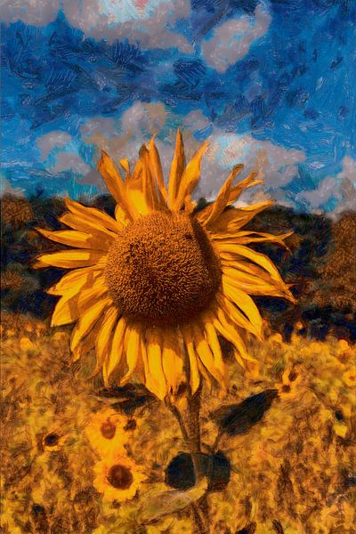 Sunflower by Guna Andersone