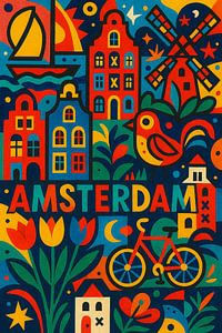 Buntes Amsterdam - eine Ode an die Stadt
