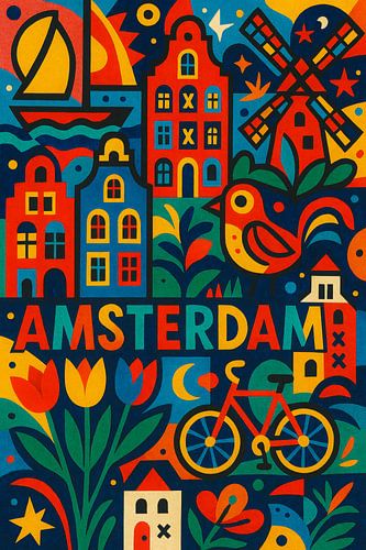 Buntes Amsterdam - eine Ode an die Stadt