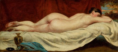 Slapende vrouwelijke naakt, William Etty