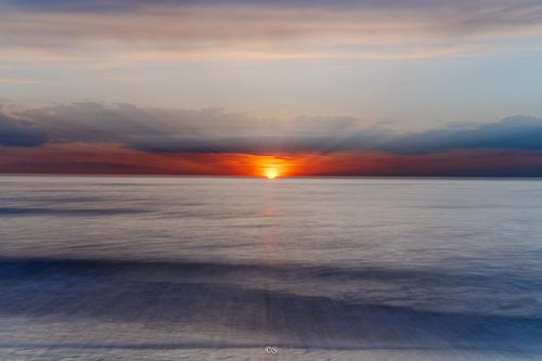 Sonnenuntergang am Monsterstrand