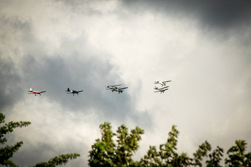 Flugzeuge beim Todestag.