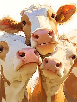 Vaches sur PixelPrestige