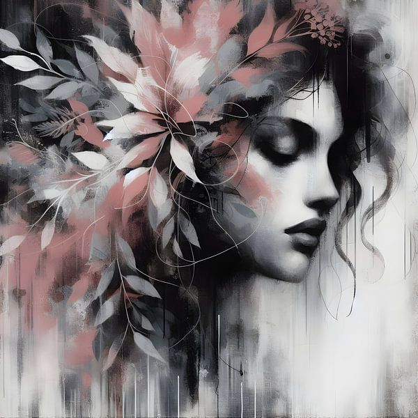 Flowergirl Terracotta by FoXo Art
