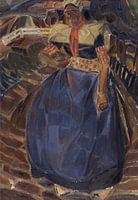 Woman of Spakenburg, Gustave De Smet, 1917