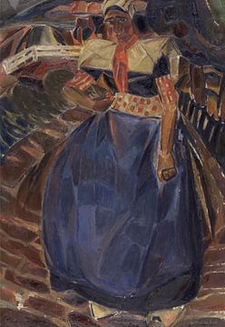 Woman of Spakenburg, Gustave De Smet, 1917 by Atelier Liesjes