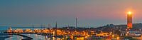 Panorama beeld van een zonsondergang bij de Brandaris, Terschelling van Henk Meijer Photography thumbnail