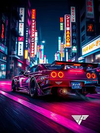 Cyberpunk Achteruitzicht van rendyokt rendy