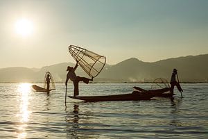 Die Fischer vom Inle See in Myanmar