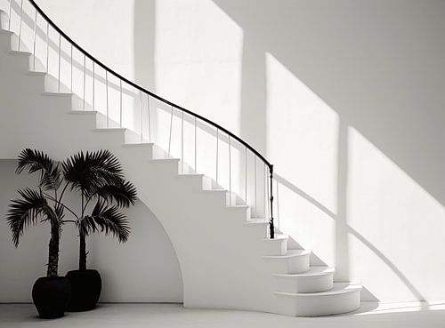 White Steps of Elegance
