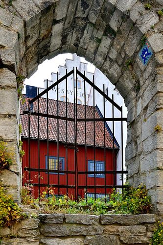 Verborgen rood huis