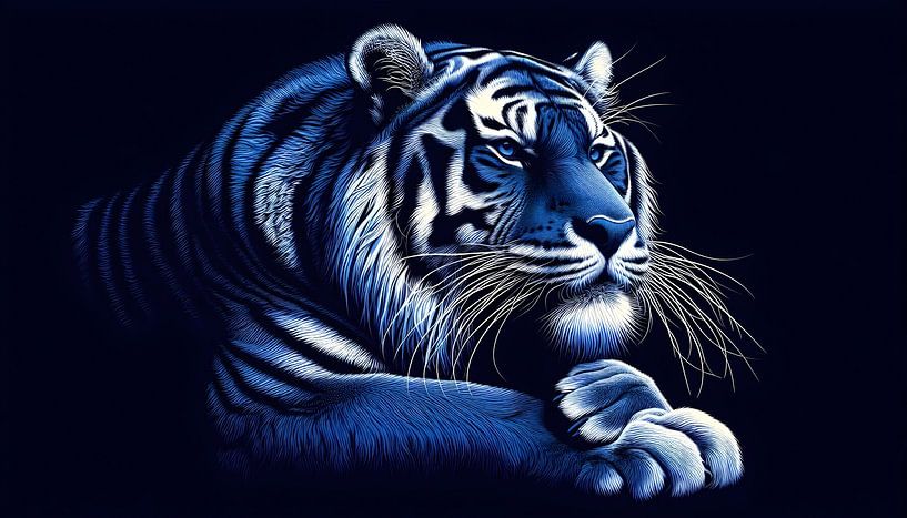 Tiger königsblau von Love Life