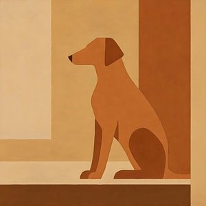 Abstrakter Hund