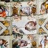 Sistine chapel, Sixtijnse kapel, Cappella Sistina Vaticaan, Rome, Italy van Martin Stevens