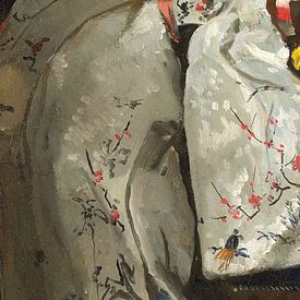 Detail of Girl in a White Kimono, George Hendrik Breitner