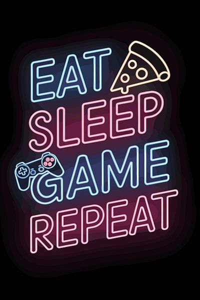 Eet Slaap Spel Herhaal van Vicky Hanggara