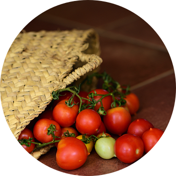 Tomaten in mandje van Ulrike Leone