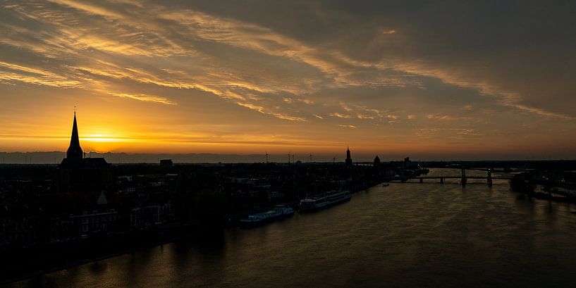 Kampen from the air by Evert Jan Kip