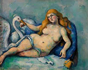 Paul Cézanne, Leda mit dem Schwan (ca. 1880) von Atelier Liesjes