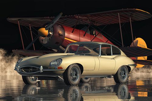 Jaguar E Type uit 1960 een schoonheid