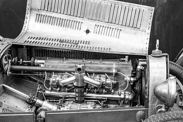 Bugatti Type 35 classic race car engine by Sjoerd van der Wal Photography