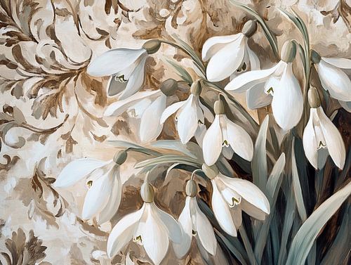 Frühlingsblumen Gemälde