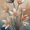 Zalm bloemen van MPA ARTS