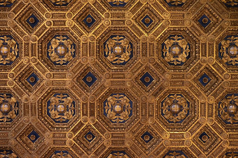 Ceiling Palazzo Vecchio Florance by Axel Weidner