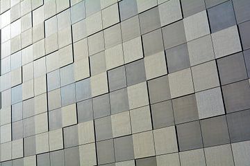 Gevel van betonplaten van Heiko Kueverling