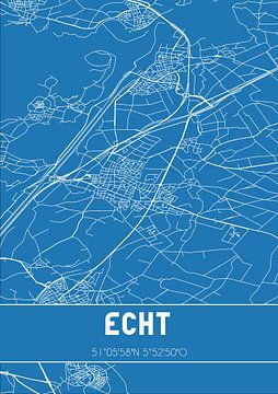 Blueprint | Map | Echt (Limburg) by Rezona