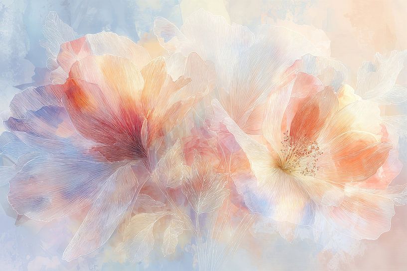 Etherische Bloesems no.2 van Studio BB