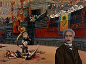 Pollice Verso Gerome Painting by Paul Meijering thumbnail