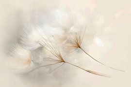 Verträumtes Gemälde von Fruchtflocken (Löwenzahn) von Studio Pieternel