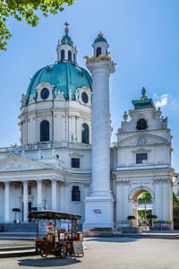 Wiener Karlskirche am Karlsplatz