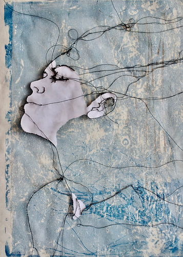 'Unbound' - Frau aus Draht.