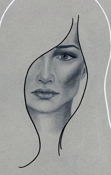 Zwart of wit van Caro Jansen