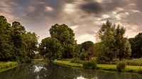 An evening at the fish pond