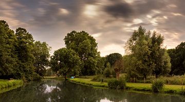 An evening at the fish pond von Ronald Smeets Photography