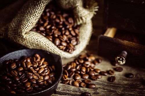 Roasted coffee beans
