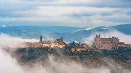 Clouds rising around Orvieto by Henk Goossens