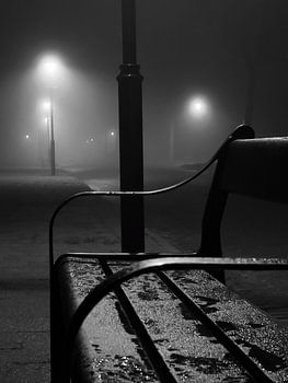 A misty evening in January