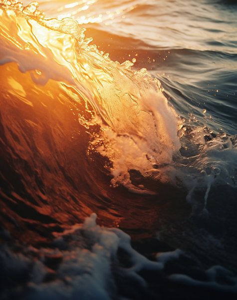 Schönheit des Ozeans von fernlichtsicht