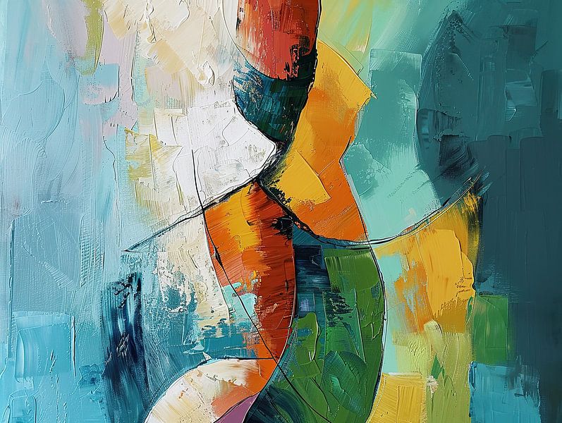 Woman abstract by Abstract Painting