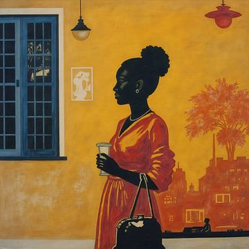 Solitary Journey: Strength in Contrast by Jan Keteleer (JanKé): A Journey Beyond the Canvas