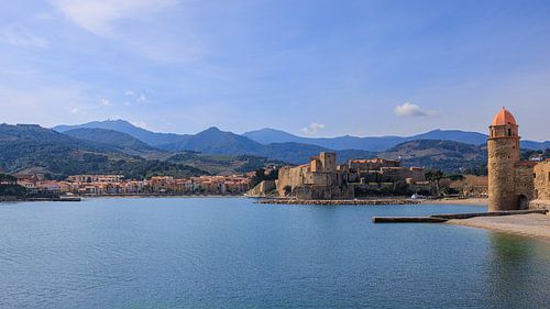Een zonnige dag in Collioure, Frankrijk van Henk Meijer Fotografie